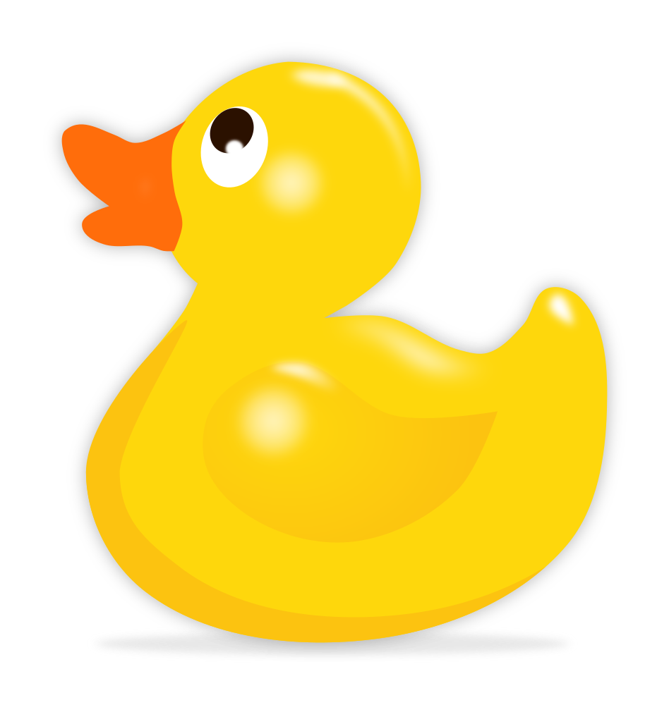 OnlineLabels Clip Art Rubber Duck